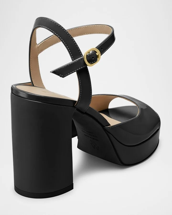 Dayna II Leather Platform Sandals - Image 5