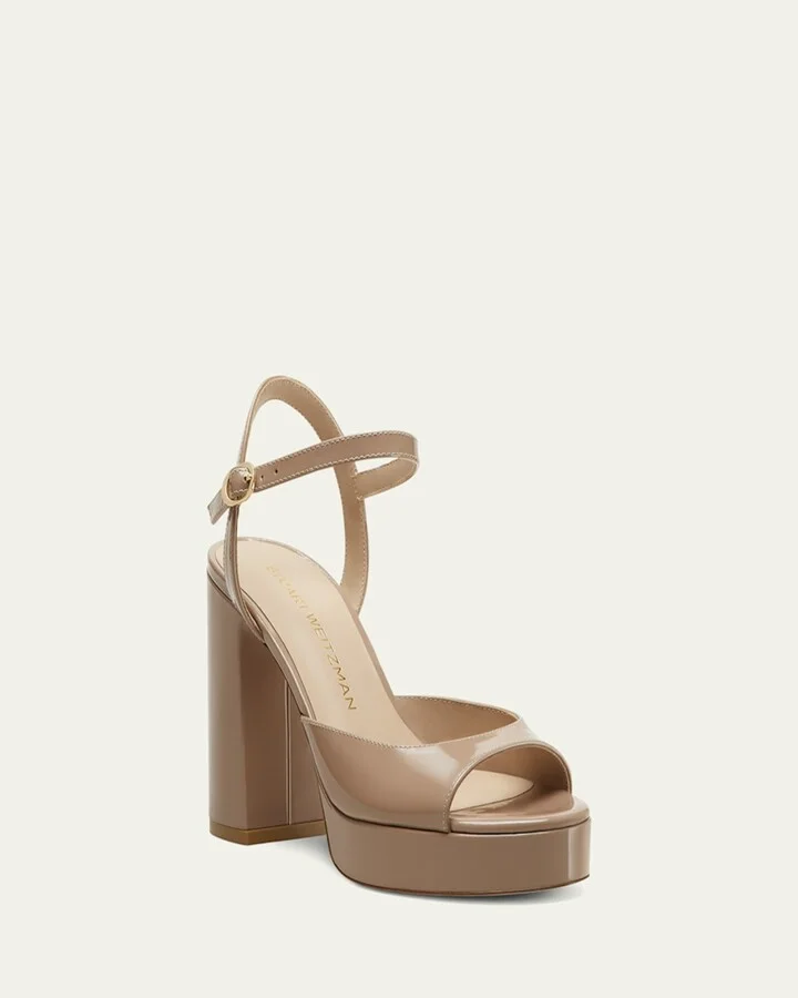Dayna II Leather Platform Sandals - Image 3
