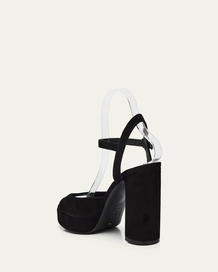 Dayna II Suede Ankle-Strap Platform Sandals - Image 11