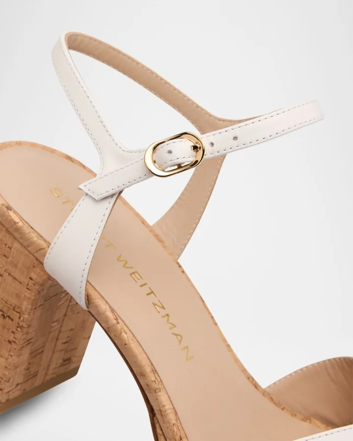 Dayna Leather Crisscross Platform Sandals - Image 6