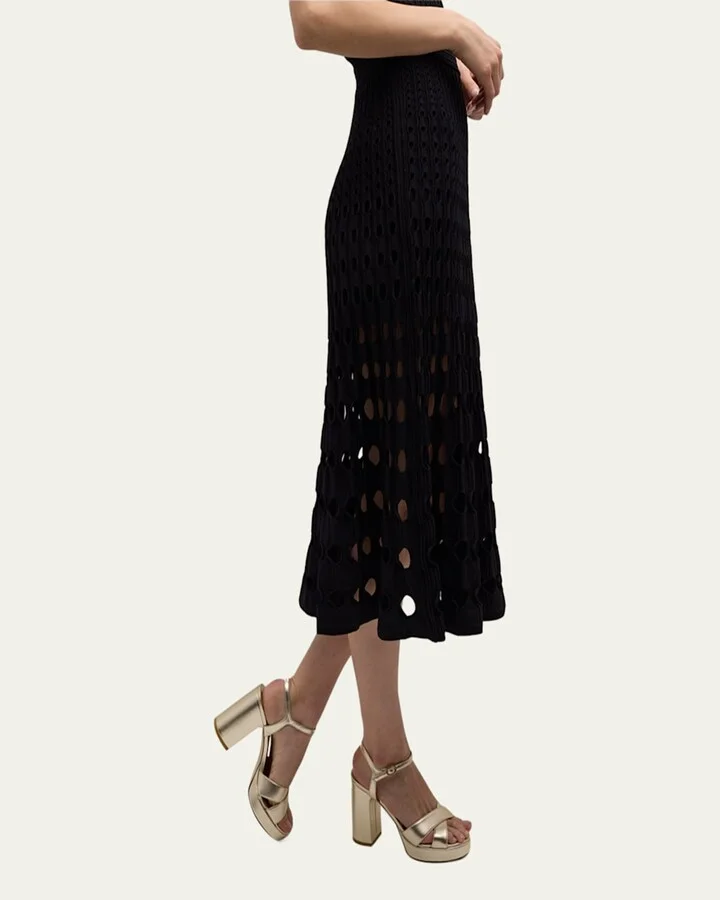 Dayna Metallic Crisscross Platform Sandals - Image 4