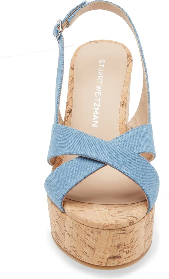 Dayna Slingback Platform Wedge Sandal - Image 4