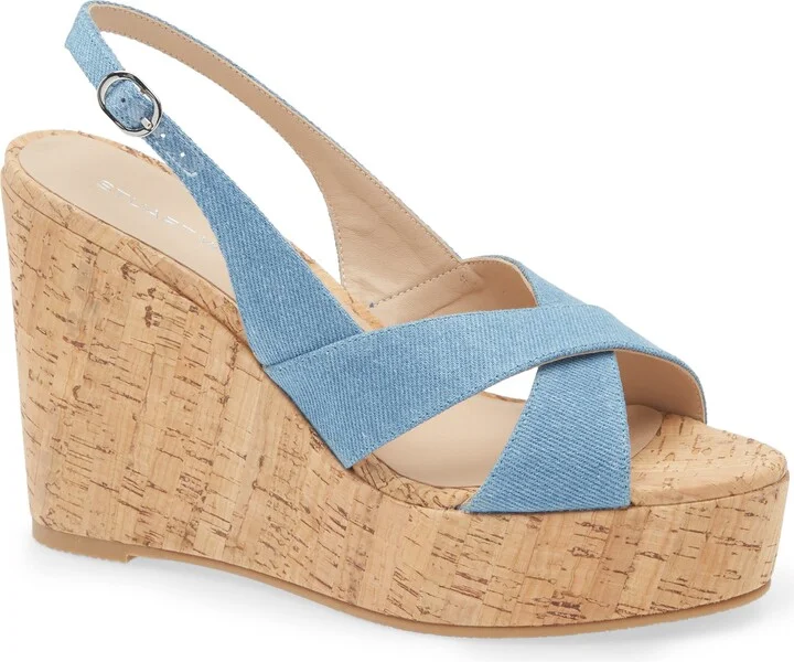 Dayna Slingback Platform Wedge Sandal