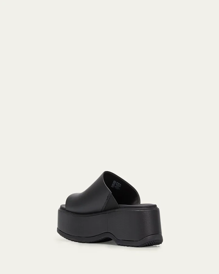 Dayspring Leather Platform Slide Sandals - Image 4