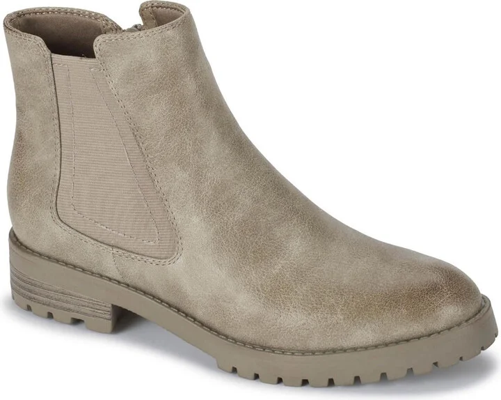 Daytona Womens Faux Leather Pebbled Ankle Boots