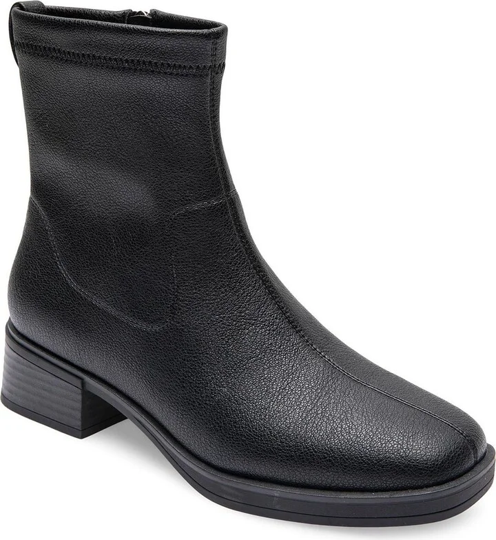 Dazzy Womens Zipper Manmade Ankle Boots