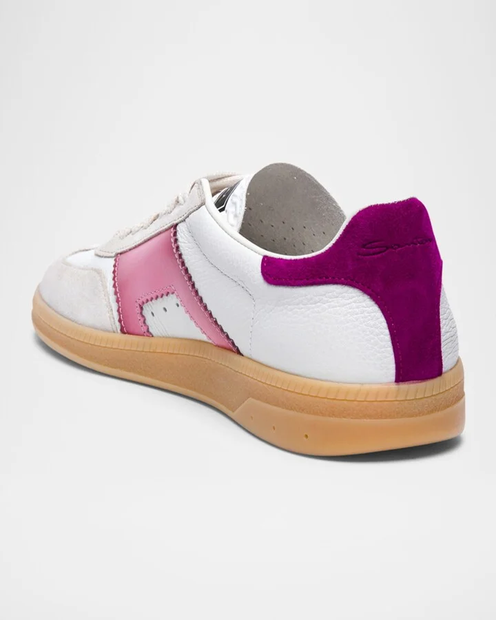 DBS Mix Leather Low-Top Sneakers - Image 2
