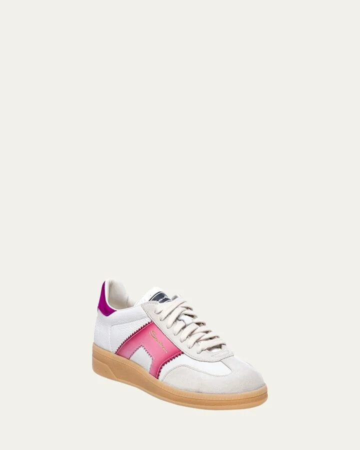 DBS Mix Leather Low-Top Sneakers - Image 2