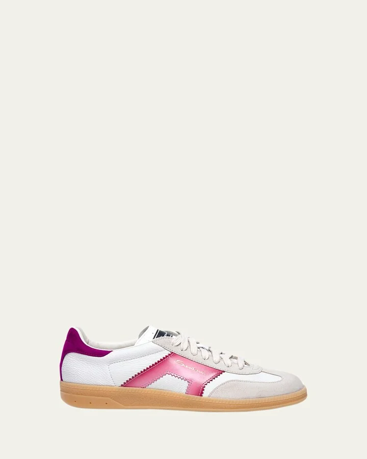 DBS Mix Leather Low-Top Sneakers