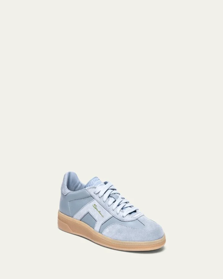 DBS Mixed Leather Low-Top Sneakers - Image 2