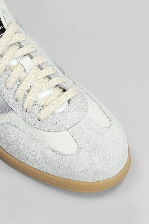 Dbs Sneakers In Grey Suede And Leather - Image 5