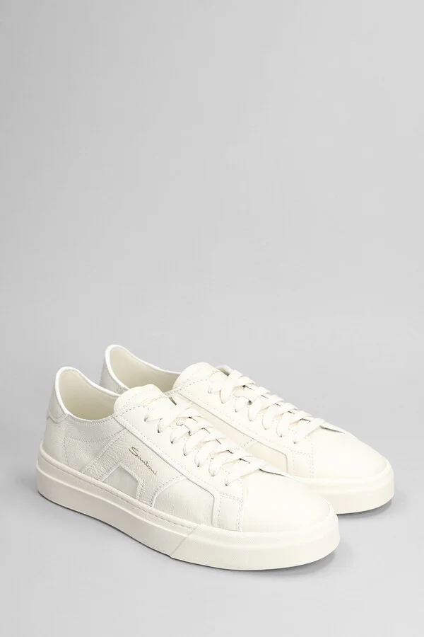 Dbs Sneakers In White Leather - Image 2