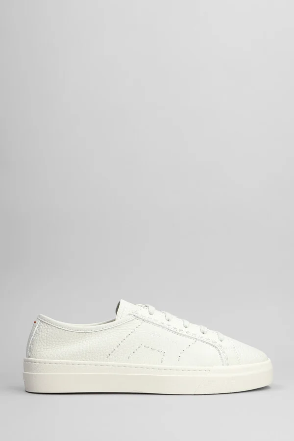 Dbs Sneakers In White Leather