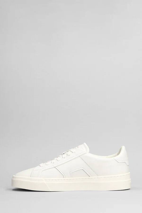 Dbs2 Sneakers In White Leather - Image 3