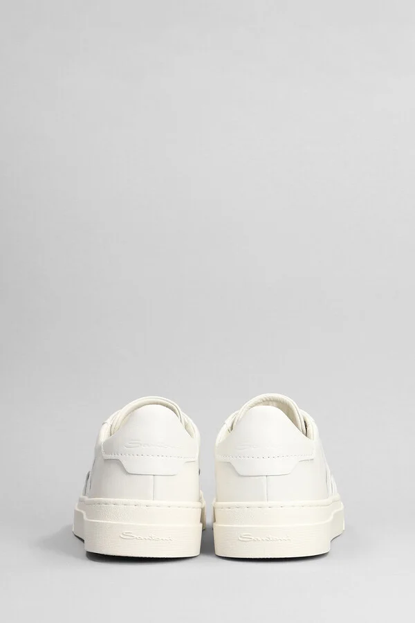 Dbs2 Sneakers In White Leather - Image 4