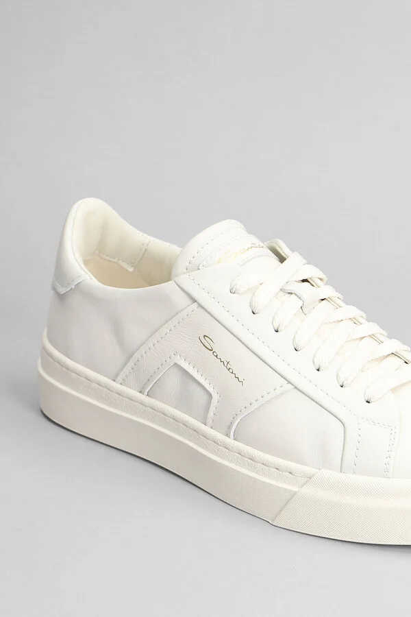Dbs2 Sneakers In White Leather - Image 5
