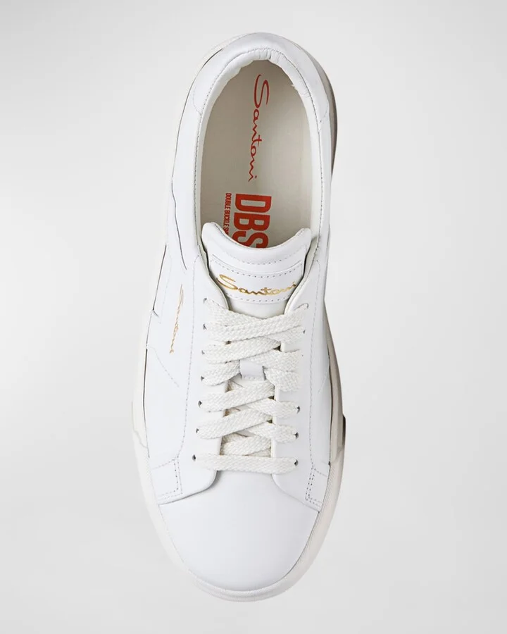 DBS6 Leather Low-Top Sneakers - Image 9