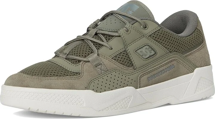 DC Construct Men's Shoes Army/Olive : 8 D - Medium, Leather - Image 5