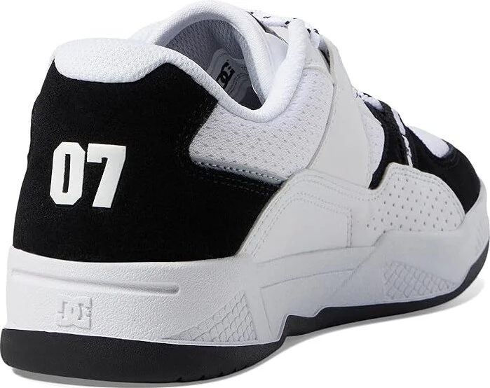 DC Construct Men's Shoes Black/White : 10 D - Medium, Leather - Image 4