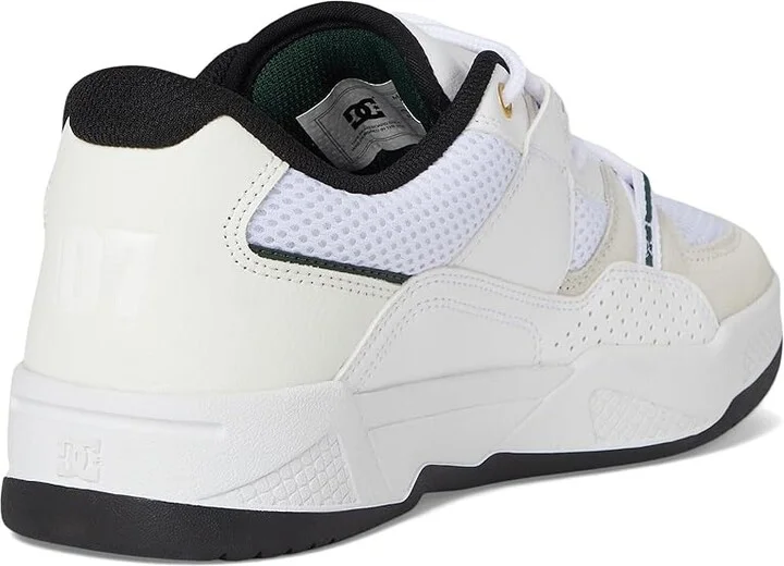 DC Construct Men's Shoes White/Black/Green : 11 D - Medium, Leather - Image 4