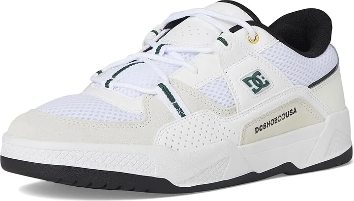 DC Construct Men's Shoes White/Black/Green : 11 D - Medium, Leather - Image 5