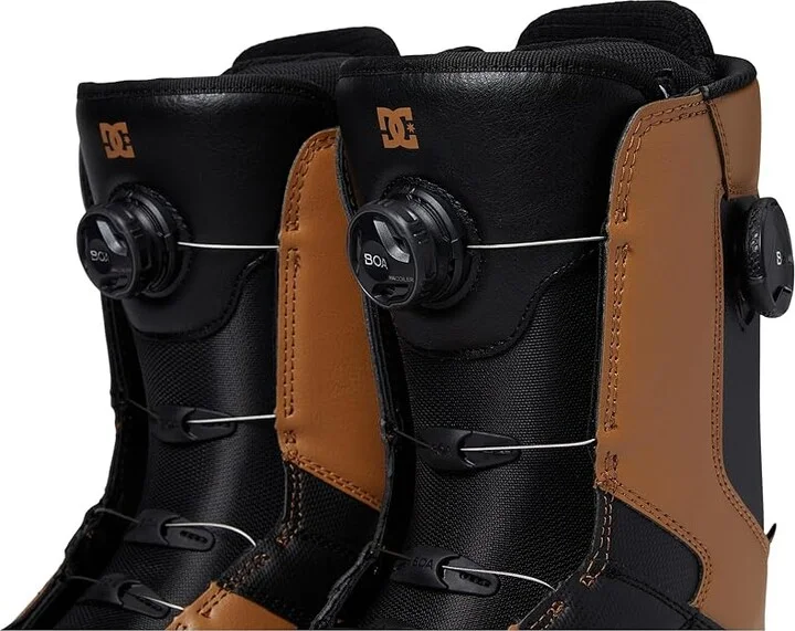 DC Control Dual BOA Snowboard Boots Men's Snow Shoes Wheat/Black : 8 D - Medium - Image 6