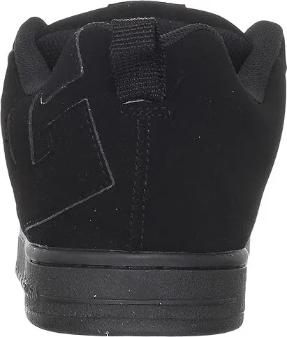 DC Court Graffik Men's Skate Shoes Black/Black/Black : 3 D - Medium, Leather - Image 5
