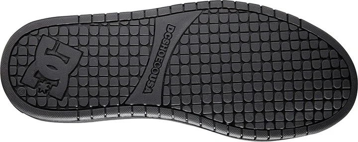 DC Court Graffik Men's Skate Shoes Black/Red : 10 D - Medium, Leather - Image 4