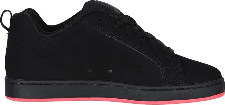 DC Court Graffik W Women's Skate Shoes Black/Hot Pink : 10 B - Medium - Image 8