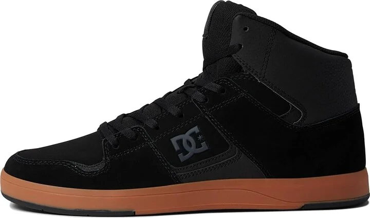 DC Cure Casual High-Top Skate Shoes Sneakers Men's Shoes Black/Gum 1 : 10 D - Medium, Suede/Leather - Image 6