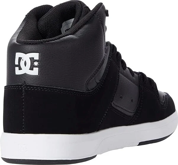 DC Cure Casual High-Top Skate Shoes Sneakers Men's Shoes Black/White : 10 D - Medium, Suede/Leather - Image 4