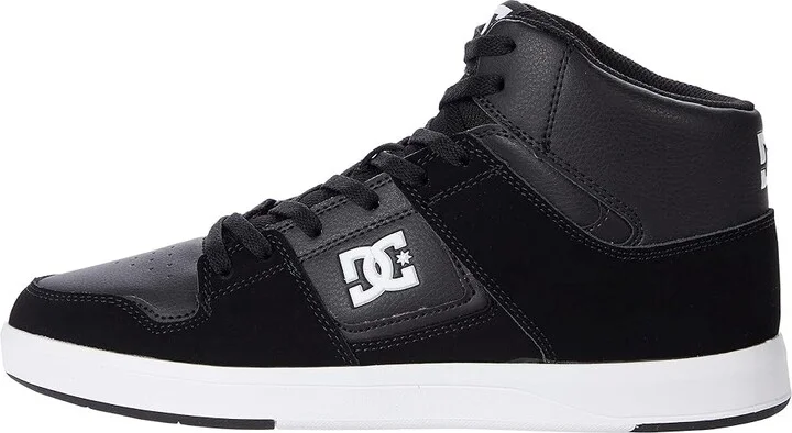 DC Cure Casual High-Top Skate Shoes Sneakers Men's Shoes Black/White : 10 D - Medium, Suede/Leather - Image 6