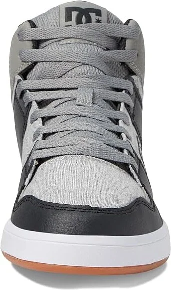 DC Cure Casual High-Top Skate Shoes Sneakers Men's Shoes Dark Grey/Light Grey : 10 D - Medium, Suede/Leather - Image 5