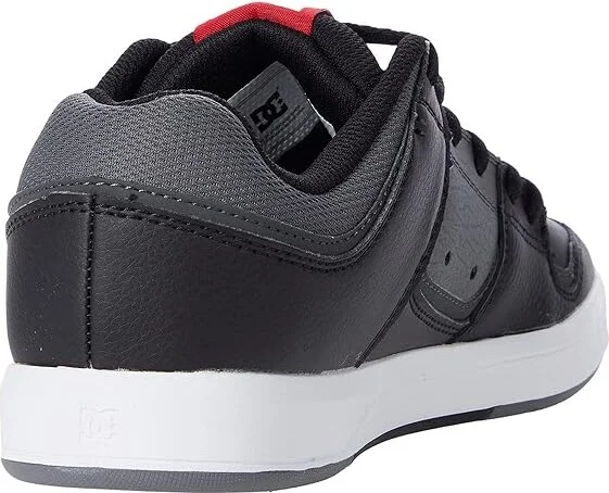 DC Cure Casual Low Top Skate Shoes Sneakers Men's Shoes Black/Grey : 10 D - Medium, Suede/Leather - Image 4