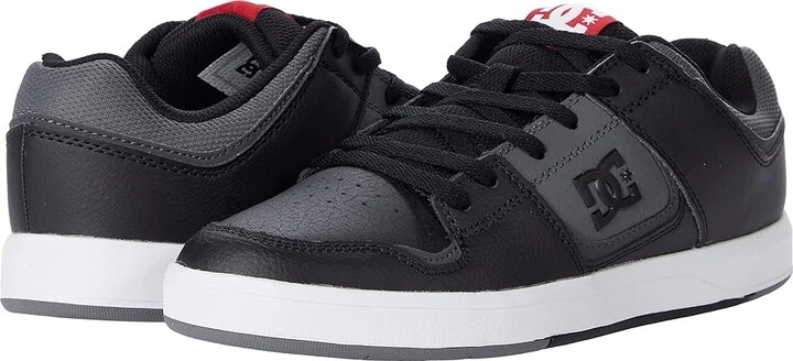 DC Cure Casual Low Top Skate Shoes Sneakers Men's Shoes Black/Grey : 10 D - Medium, Suede/Leather