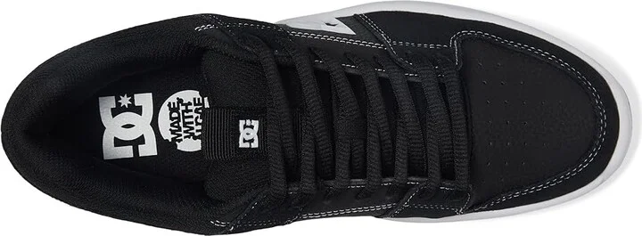 DC Lynx Zero Men's Shoes Black/Black/White : 10 D - Medium, Leather - Image 2