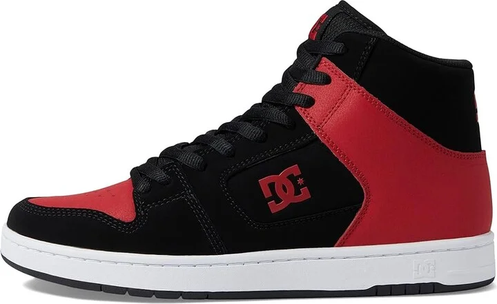 DC Manteca 4 Hi Men's Shoes Black/Red : 10 D - Medium, Leather - Image 6