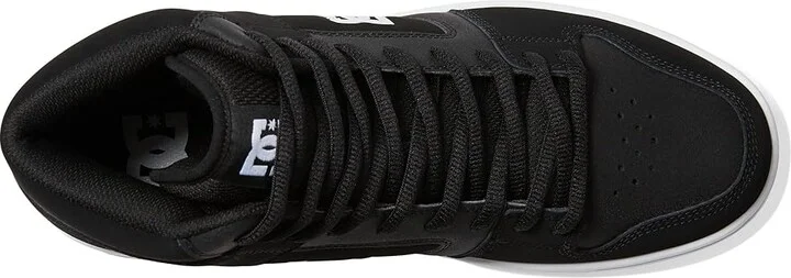 DC Manteca 4 Hi Men's Shoes Black/White : 10 D - Medium, Leather - Image 2