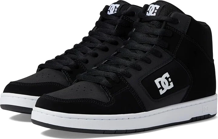 DC Manteca 4 Hi Men's Shoes Black/White : 10 D - Medium, Leather