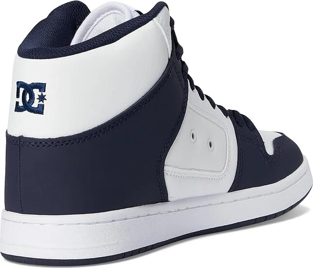 DC Manteca 4 Hi Men's Shoes White/Navy : 12 D - Medium, Leather - Image 4