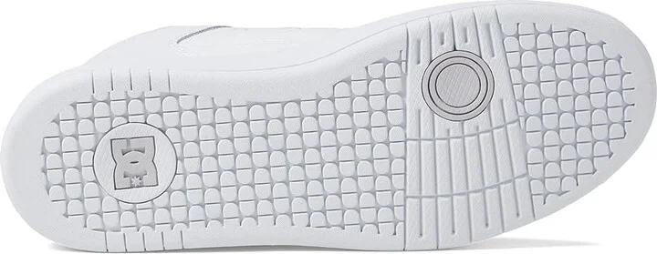 DC Manteca 4 Hi Men's Shoes White/White/Battleship : 10 D - Medium, Leather - Image 3