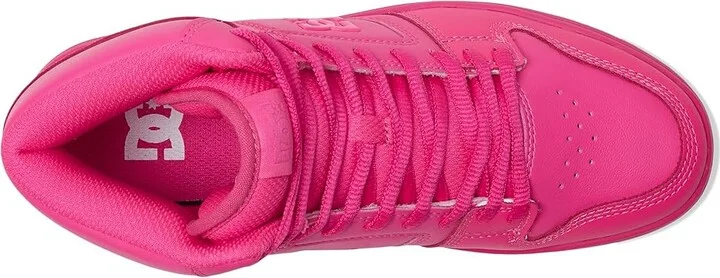 DC Manteca 4 Hi Women's Shoes Fluorescent Pink : 6.5 B - Medium, Textile - Image 2
