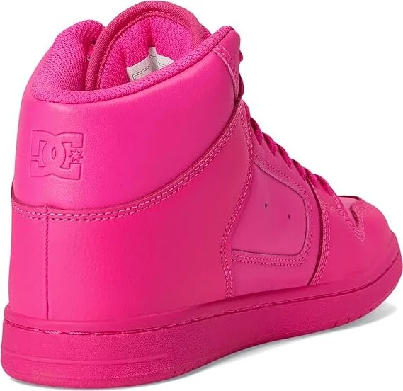 DC Manteca 4 Hi Women's Shoes Fluorescent Pink : 6.5 B - Medium, Textile - Image 4