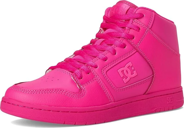 DC Manteca 4 Hi Women's Shoes Fluorescent Pink : 6.5 B - Medium, Textile - Image 5