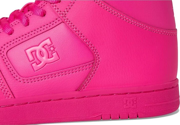 DC Manteca 4 Hi Women's Shoes Fluorescent Pink : 6.5 B - Medium, Textile - Image 7