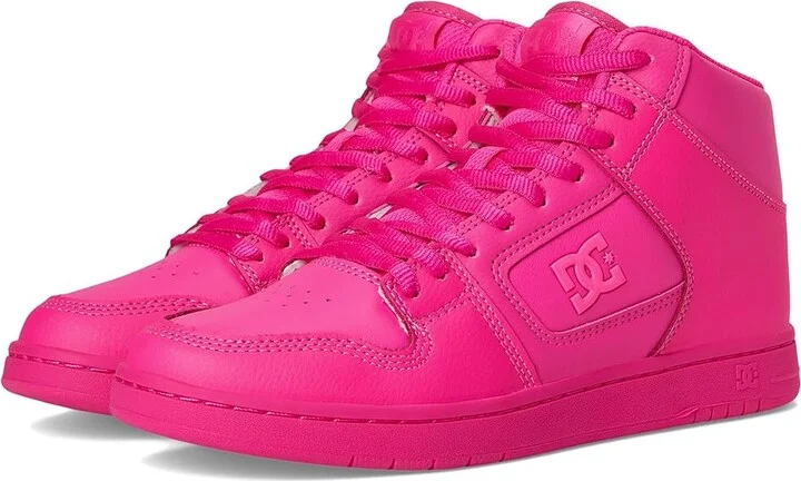 DC Manteca 4 Hi Women's Shoes Fluorescent Pink : 6.5 B - Medium, Textile