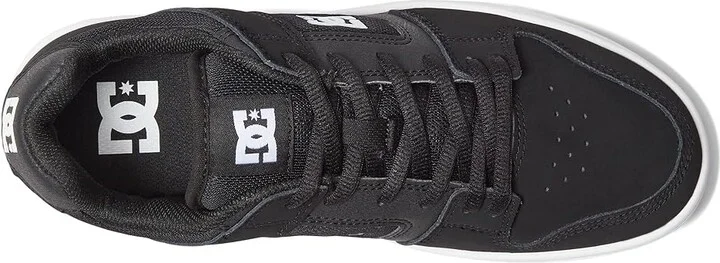 DC Manteca 4 Men's Shoes Black/White 1 : 10 D - Medium, Leather - Image 2