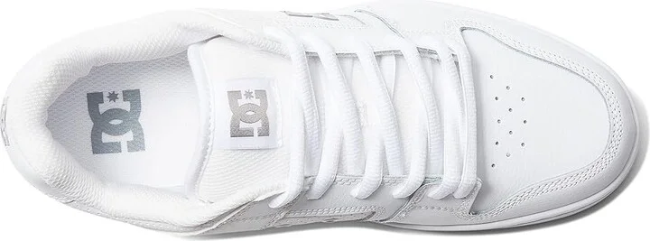 DC Manteca 4 Men's Shoes White/Battleship/White 1 : 10 D - Medium, Leather - Image 2