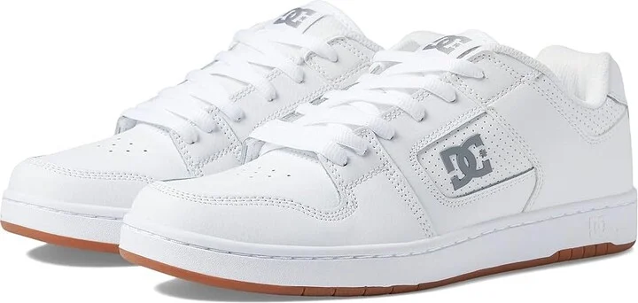 DC Manteca 4 Men's Shoes White/Battleship/White 1 : 10 D - Medium, Leather