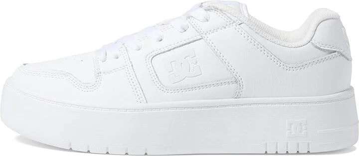 DC Manteca 4 Platform Women's Shoes White/White : 10 B - Medium, Leather - Image 6